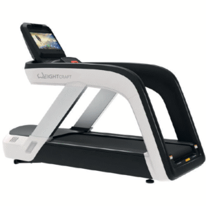 Weightcraft commercial treadmill with touchscreen display for high-performance cardio training in gym settings